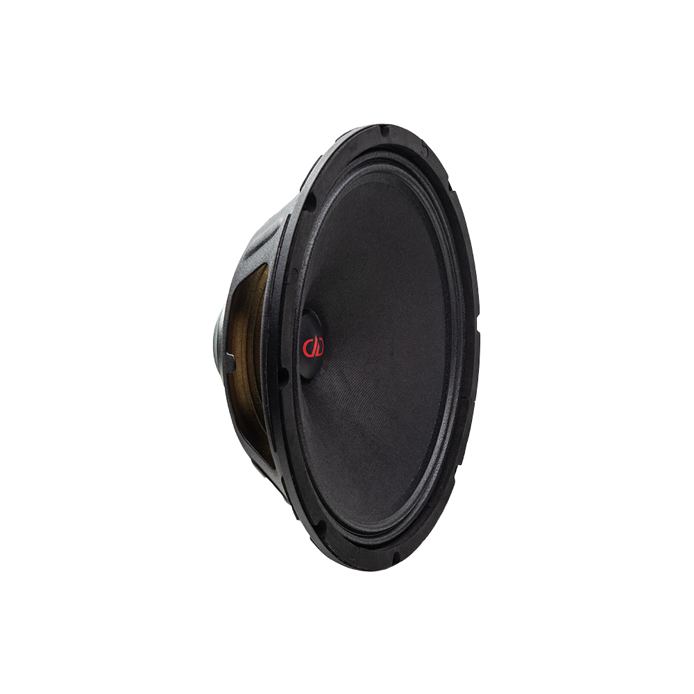 Photo of VO-MN310 angled to show cone, dustcap, and part of neo motor