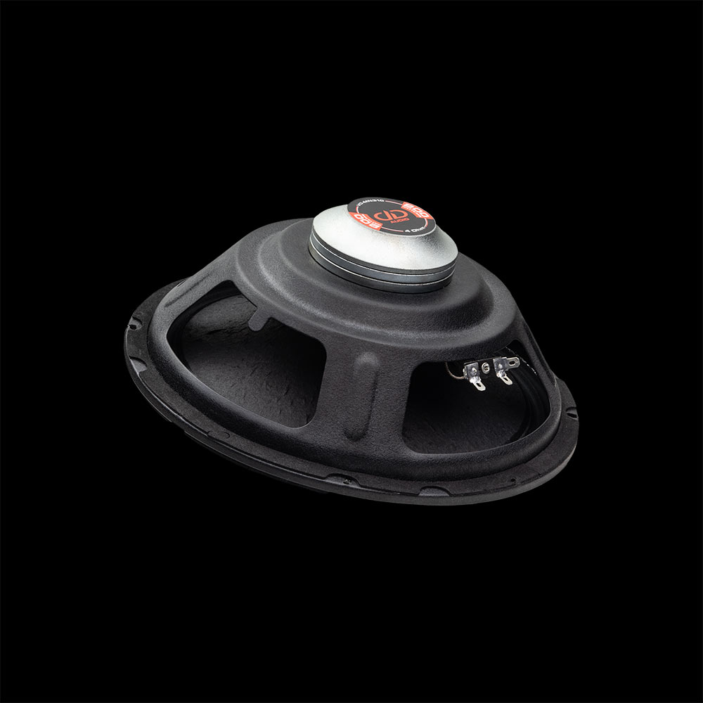 Photo of VO-MN310 angled bottom to top to show neo motor and frame