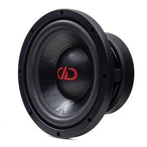 Photo of VO-W508 angled front left to show dustcap, surround, cone, and part of motor