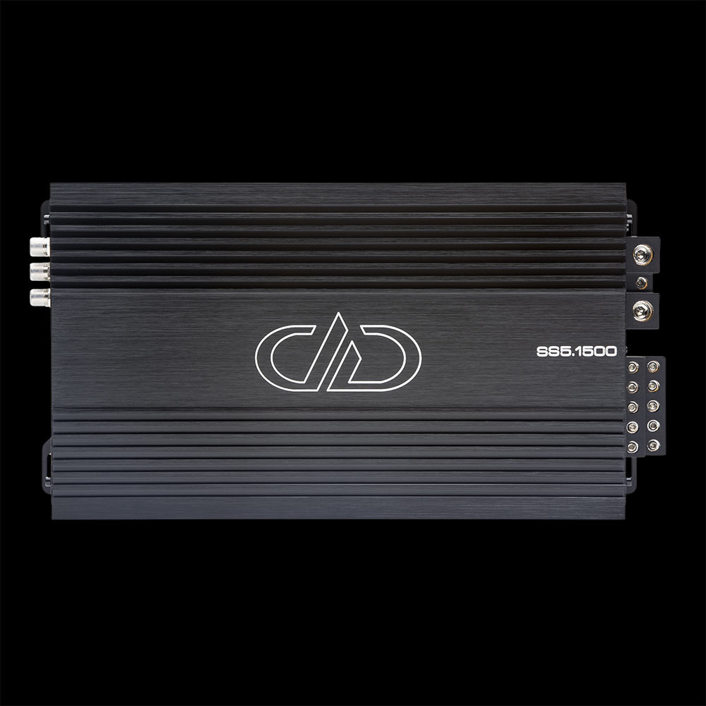 Photo of SS5.1500 on side facing front to show full top plate with logo and model number