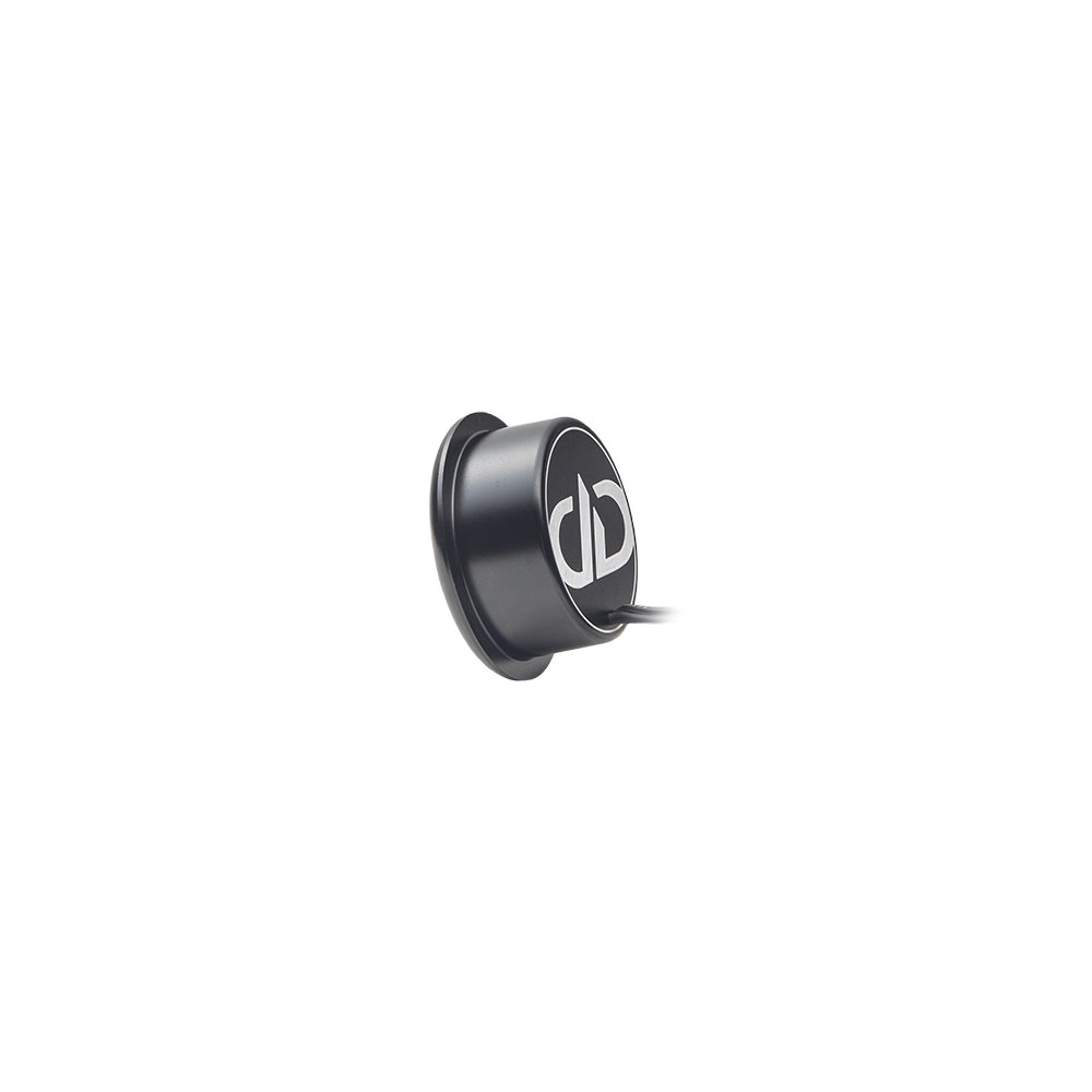 Photo of C Series 25mm tweeter - shot back to front showing the DD logo on the back of the neo motor shell.