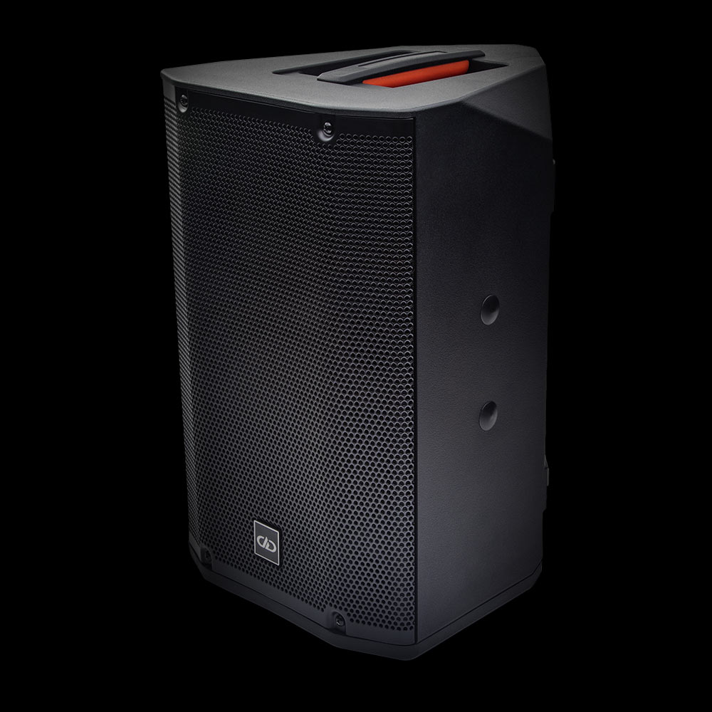 Photo of RAGER-PRO-851 angled top to bottom left to the side showing blank side (no controls)