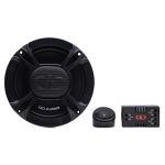 E-C6.5b Photo showing Woofer, Tweeter, and Crossover components together in one shot all facing forward.
