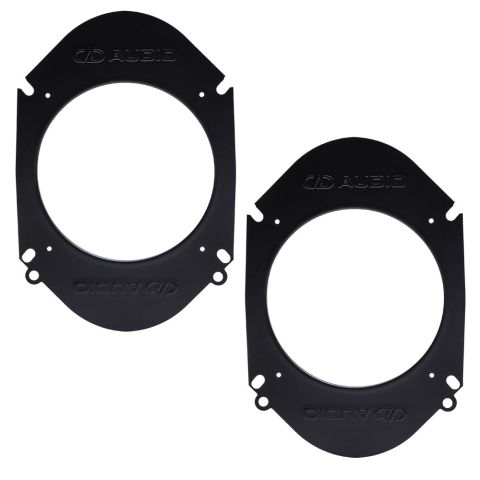 Photo of a pair of ADP-5.25 front facing showing the cutout and screw holes