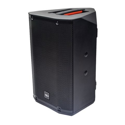 Photo of RAGER-PRO-851 angled top to bottom left to the side showing blank side (no controls)