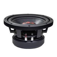 Photo of VO-W508 shot from top to bottom showing part of dustcap, cone, surround, motor and frame