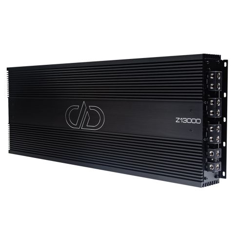 Photo of Z13000 angled to show full top plate with logo and model number as well as connection side panel