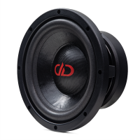 Photo of VO-W508 angled front left to show dustcap, surround, cone, and part of motor