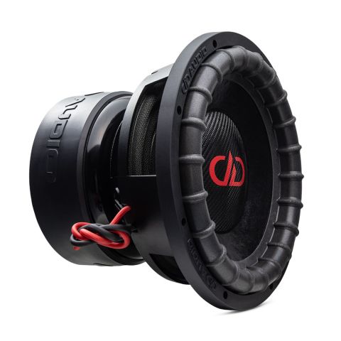 12 inch 9500 series subwoofer angled right side showing dust cap, cone, surround, basket and motor