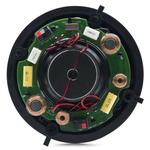 Photo of IW-65 shot of back side to show motor and circuit with transformers and mosfets