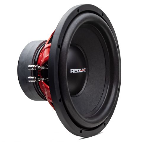 Photo of RL-PSW12 - 12 Inch Power Tuned - REDLINE - Subwoofer - Angled Left