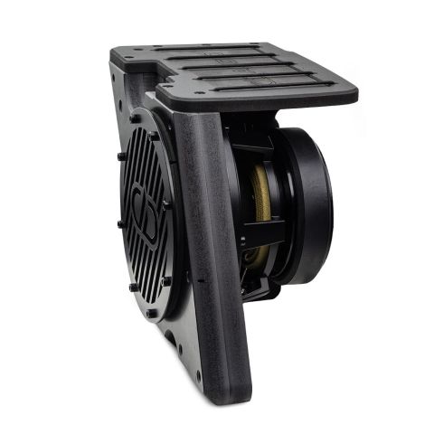 Photo of HD8-SBKa showing kit with speaker (not included) showing the guard panels and grill