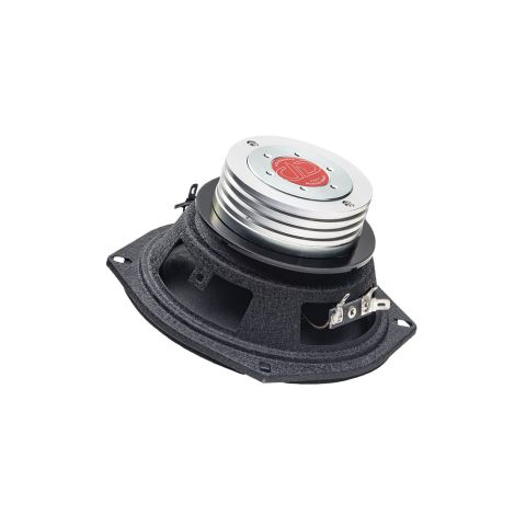 Photo of VO-XN305 angled back to front to show motor, heatsink, and basket