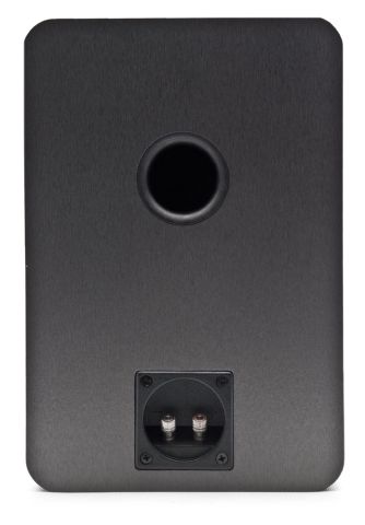 Photo of M-151 showing studio monitor from back showing connection points and port