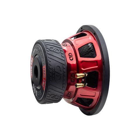 Photo of the limited 510E-SE (Special Edition) angled back to front to show motor, boot, candy apple red basket, and gold push connectors