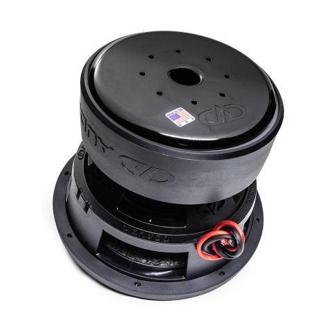 12 inch 9900 series subwoofer angled top to the bottom showing motor basket and cone