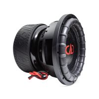 9510L - 10 Inch 9500 Series Subwoofer - Photo angled right to show left, including dustcap, surround, basket, and motor boot with DD AUDIO trademark adorning.