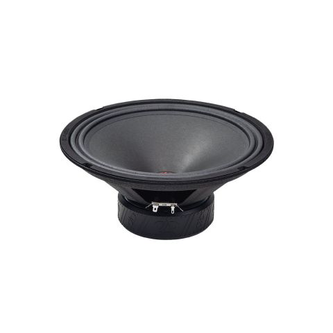 Photo of VO-M210 angled top to bottom to show cone, frame and motor