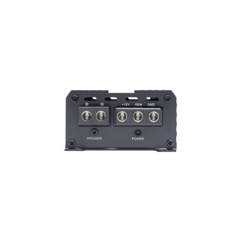 Photo of SA500 end panel showing power connection points