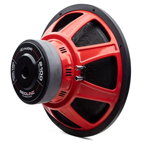Photo of RL-PSW15 - 15 Inch Power Tuned - REDLINE - Subwoofer - Back Angled