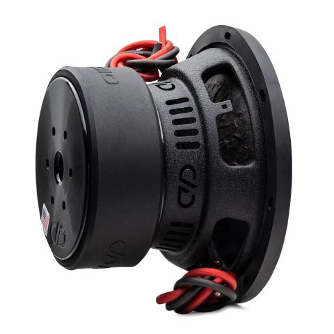 1108 8 inch 1100 series subwoofer angled from back to front
