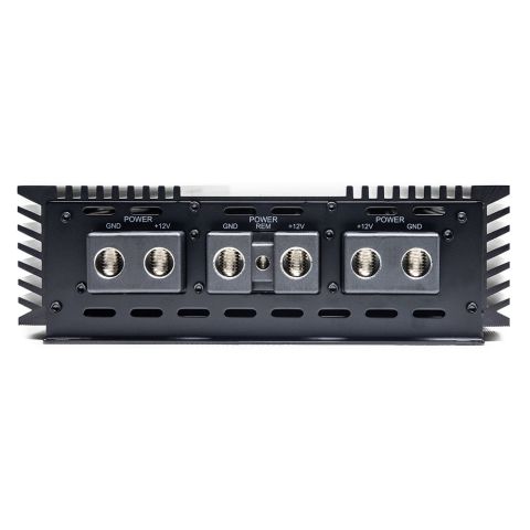 Photo of M8000 side panel with power connection points