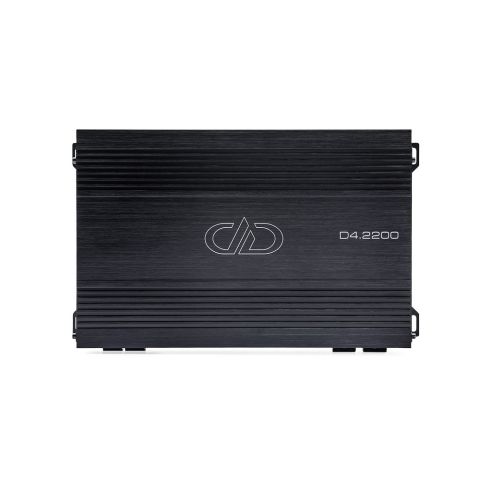 Photo D4.2200 top plate showing logo and model number