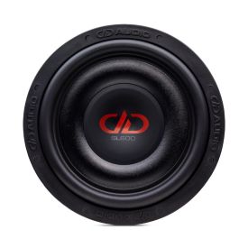 10 inch SL Slim Series Subwoofer front view of logo, dust cap cone and surround