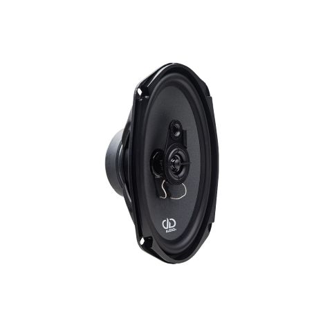 Photo of RL-CX693a shot front angled right showing part of motor, surround, cone with integrated tweeter