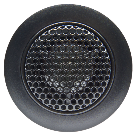 Photo of T2 tweeter shot from the front with grill on