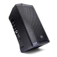 Photo of RAGER-PRO-851 angled top to bottom right to the side to partially show controls, positioned to direct sound up and out