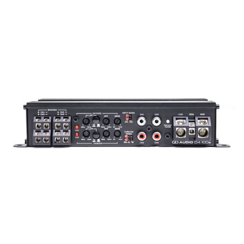 D4.100 4ch Amplifier control panel view