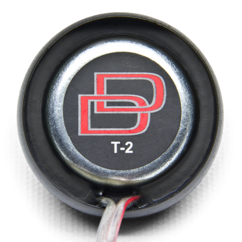 Photo of T2 tweeter shot from the back to show neo motor
