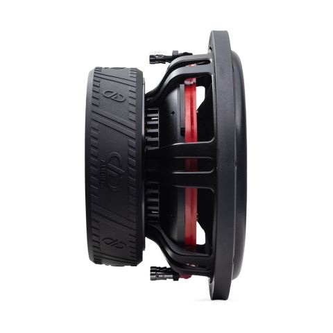 Photo of VO-W710 from the side to show motor and basket, part of spider, and surround