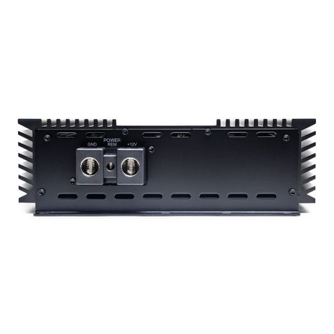 Photo of M2500 end panel with power connection points