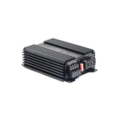 Photo of SS4.500 angled back to the left showing side, top plate, and controls side panel