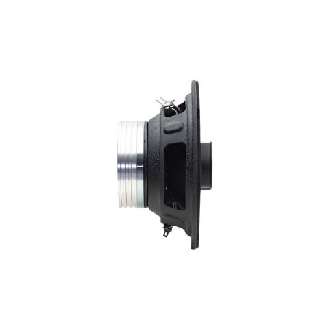 Photo of VO-XN306 profile, back to front, showing motor, basket and part of tweeter