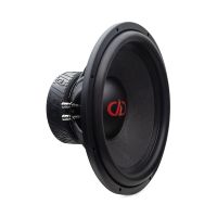 Photo of 15 inch 500 series subwoofer angled right to show part of motor, surround, dustcap and cone