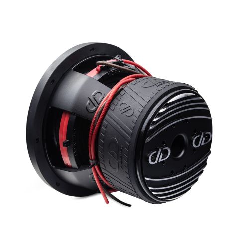 10 inch 710f subwoofer angled back showing motor basket and cone