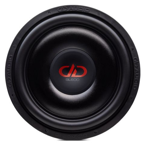 Photo showing SL612 facing front to show cone, surround, dustcap and DD logo
