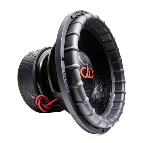 9915c - 15 Inch 9900 Series Subwoofer - Photo angled right to show left, including dustcap, surround, basket, and motor boot with DD AUDIO trademark adorning.