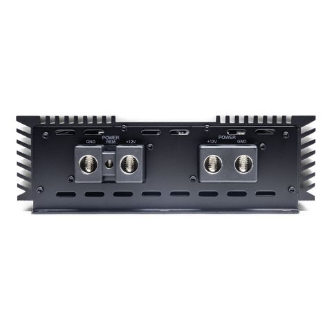 Photo of M5000 end panel with power connections