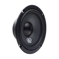 Photo of RL-CW6.5b component set with tweeter, midrange and crossover facing front