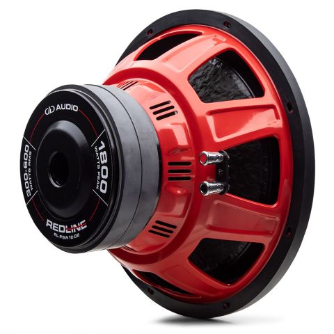 Photo of RL-PSW10 - 10 Inch Power Tuned - REDLINE - Subwoofer - Back Angled