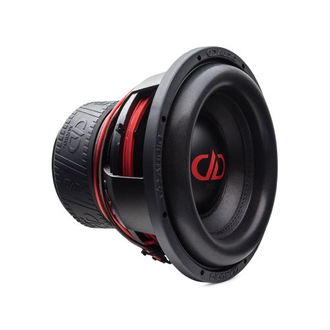 12 inch 712f subwoofer angled right showing motor coil basket and surround