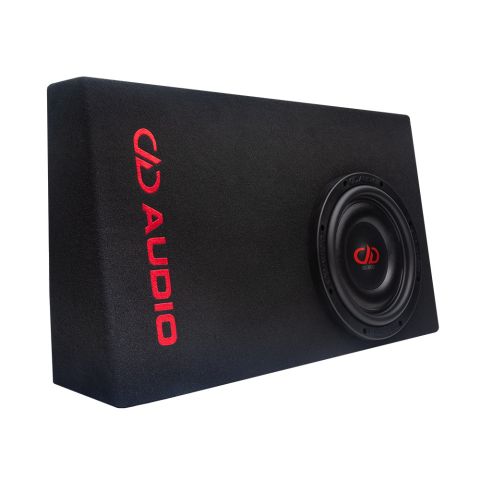 Photo of LE-SL610T.1 shot facing front angled right to show full sub and DD AUDIO embroidered logo.