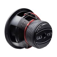 12 inch 712f subwoofer angled back showing motor basket and cone