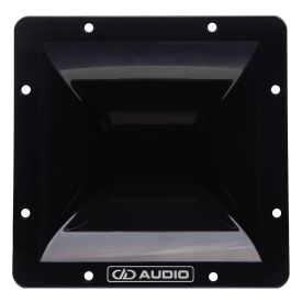 Photo of VO-CT8x8 horn facing front to show mostly horn opening adorned with DD AUDIO logo