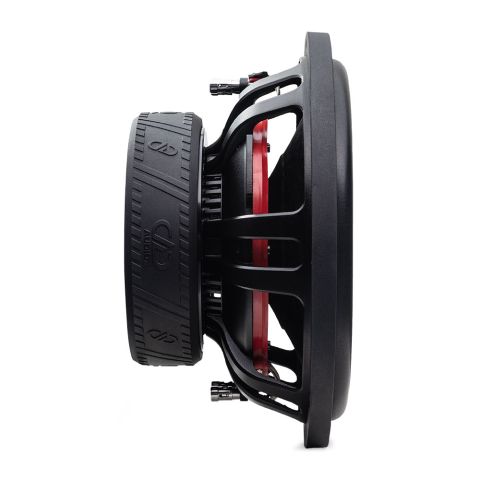 Photo of VO-W712 from the side to show motor and basket, part of spider, and surround