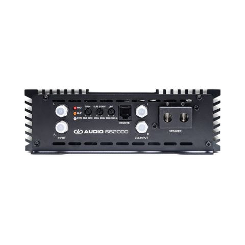 SS2000 photo showing side panel with controls and audio connections